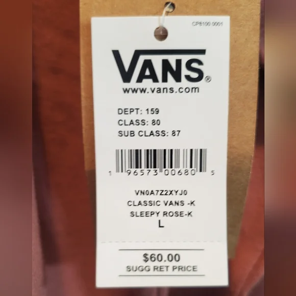 Vans Men's Dusty Rose Hoodie - Picture 5 of 5